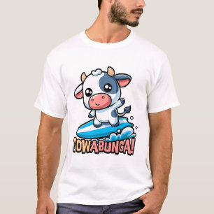 Cowabunga! Niedlicher Surfpuff T-Shirt