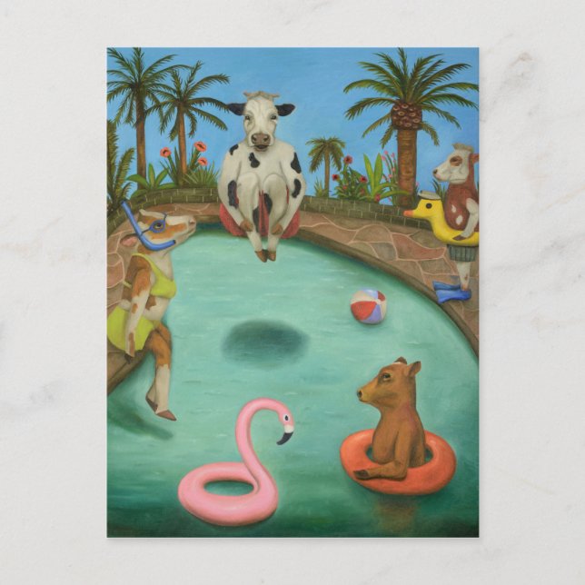 Cowabunga Postkarte (Vorderseite)