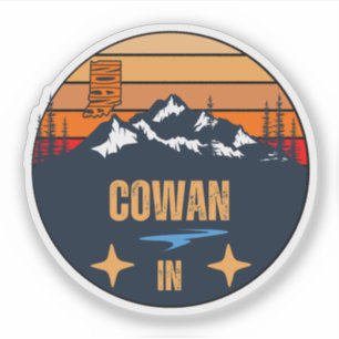 Cowan, Indiana Aufkleber