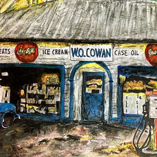 " Cowans Store " - Mixed Media Poster (Von Creator hochgeladen)