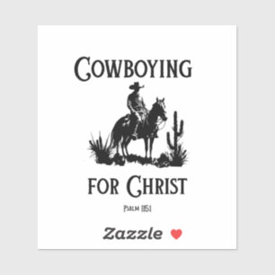 Cowbooking für Christ Vinyl Sticker