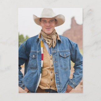 Cowboy 12 postkarte