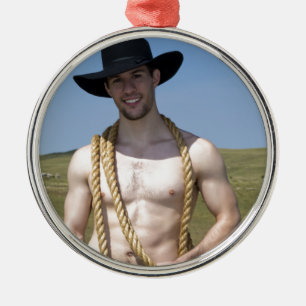 Cowboy 15867-RA Silbernes Ornament