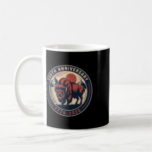 Cowboy 250 Th 4. Juli Flagge 1776 2026 250. Jahres Kaffeetasse