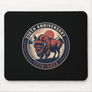 Cowboy 250 Th 4. Juli-Flagge 1776 2026 250. Jahres Mousepad