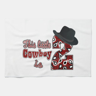 Cowboy 2. Geburtstag Handtuch