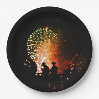 Cowboy 4th of July Paper Plates Pappteller