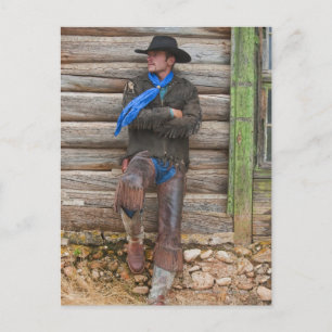 Cowboy 6 postkarte