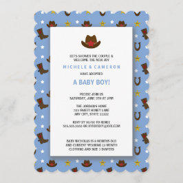 Cowboy-Adoptions-Baby-Dusche laden ein Einladung