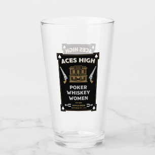 Cowboy American Frontier Saloon Glas