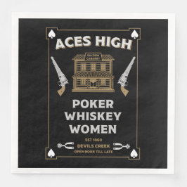 Cowboy American Frontier Saloon Serviette