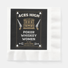 Cowboy American Frontier Saloon Serviette