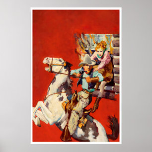 Cowboy Art Revolverheld Druck Western Poster