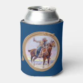 Cowboy auf Pferd Toast machen Dosenkühler