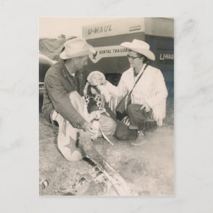 COWBOY BABY #48 POSTKARTE