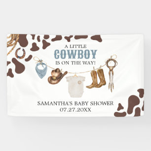 Cowboy Baby-Dusche Banner