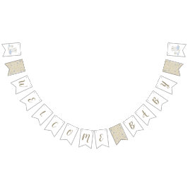 Cowboy Baby Dusche Country Western Blue Boy Wimpelkette