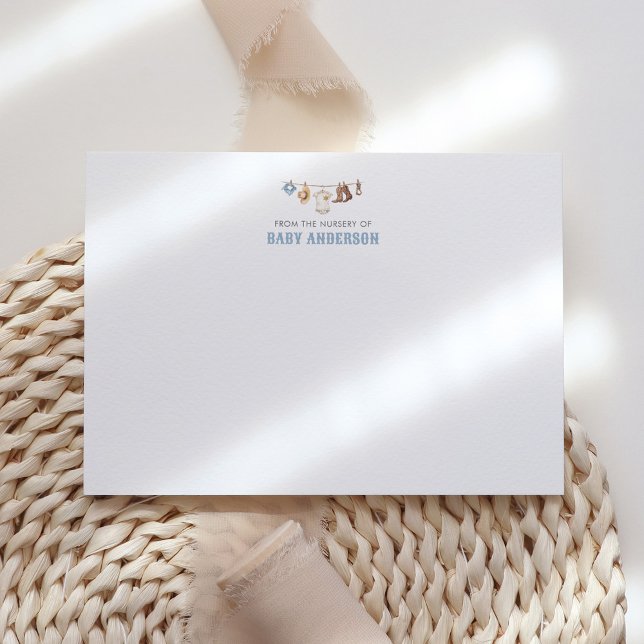 Cowboy Baby Dusche Danke Karte (Von Creator hochgeladen)