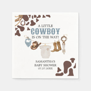 Cowboy Baby-Dusche Serviette