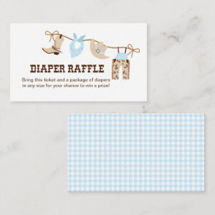 Cowboy Baby Dusche Windeln Raffelgehäuse Umschließ Begleitkarte