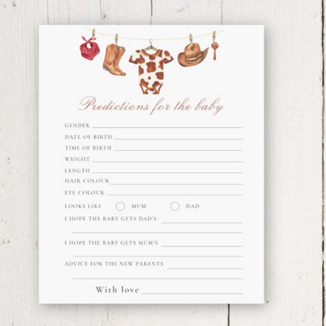 Cowboy-Baby-Party - Vorhersagen und Ratschläge für (Von Creator hochgeladen)