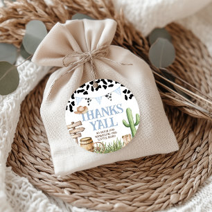 Cowboy-Baby-Partygeschenk-Anhänger Geschenkanhänger