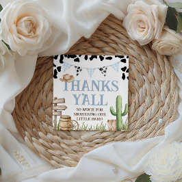 Cowboy Baby Shower Favor Tags Geschenkanhänger