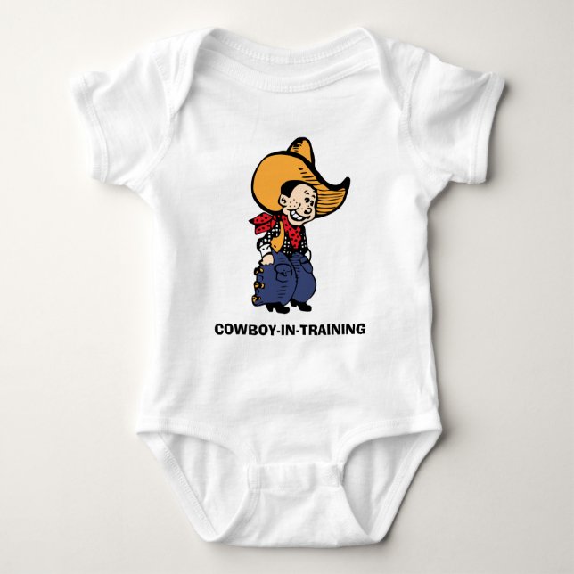 Cowboy Baby Strampler (Vorderseite)