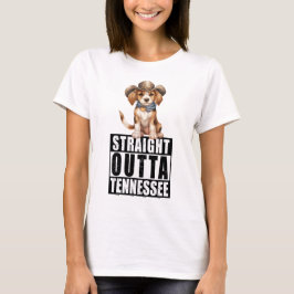 Cowboy Beagle direkt über Tennessee T-Shirt