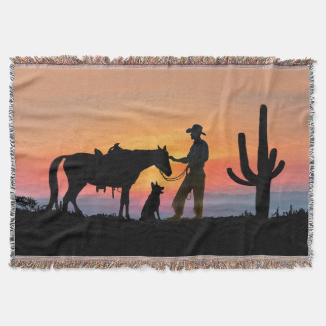 COWBOY-BEGLEITER DECKE (Vorderseite)