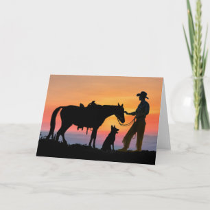 COWBOY-BEGLEITER KARTE