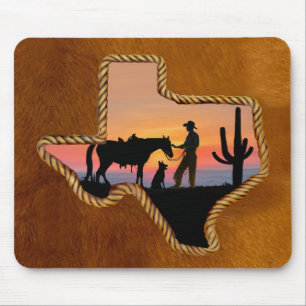 COWBOY-BEGLEITER MOUSEPAD