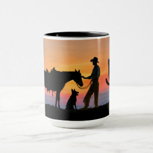 COWBOY-BEGLEITER TASSE