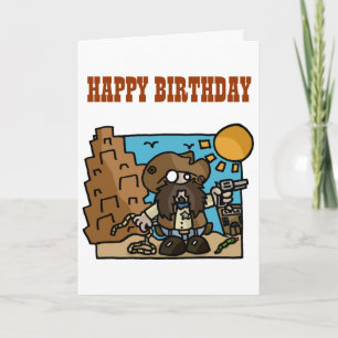 Cowboy Birthday Card Karte