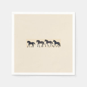 Cowboy Birthday Party - Pferd Serviette