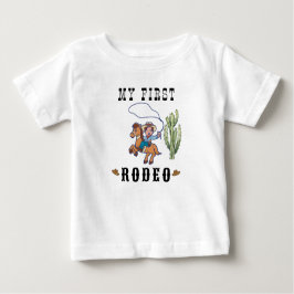 Cowboy Birthday Rodeo Party Baby T-shirt