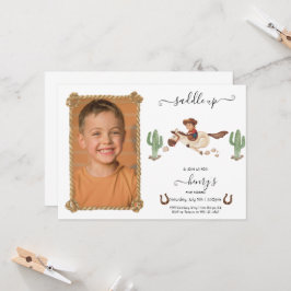 CowBoy Birthday Rodeo Party Einladung