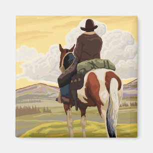 Cowboy (Blick von hinten)Utah Magnet