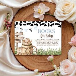 Cowboy Books for Baby Card Begleitkarte