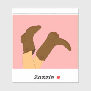 Cowboy Boots Aufkleber