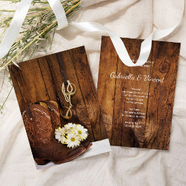Cowboy Boots Daisies Horse Bit Engagement Party Einladung