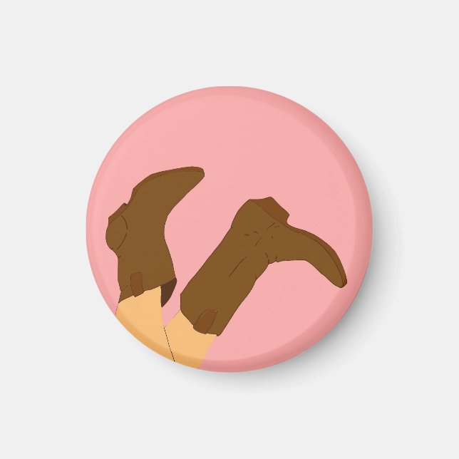 Cowboy Boots Magnet (Vorne)