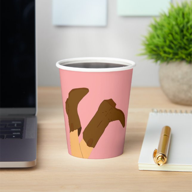 Cowboy Boots Pappbecher (InSitu)