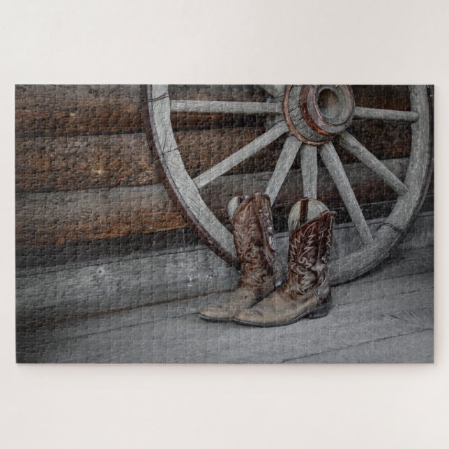 Cowboy Boots Puzzle (Horizontal)