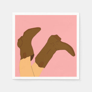 Cowboy Boots Serviette