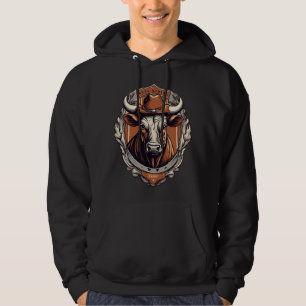 Cowboy Bullenreiter Hoodie