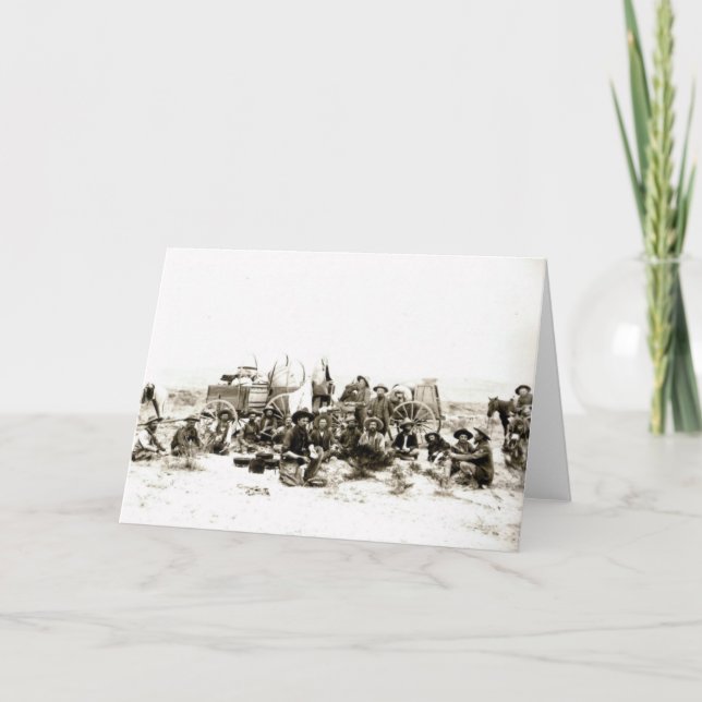 Cowboy Camp Karte (Vorderseite)