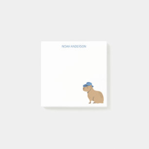 Cowboy Capybara Tierkinder Schreibpapier Post-it Klebezettel