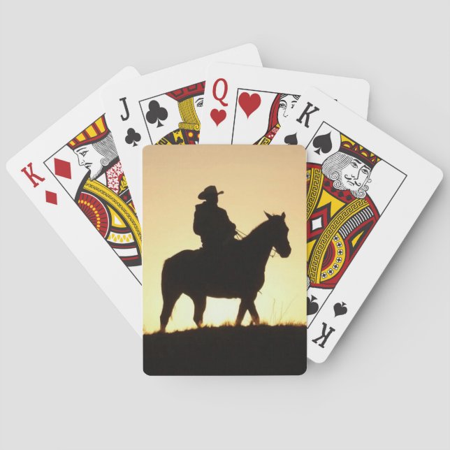 Cowboy-Card-Set Spielkarten (Rückseite)