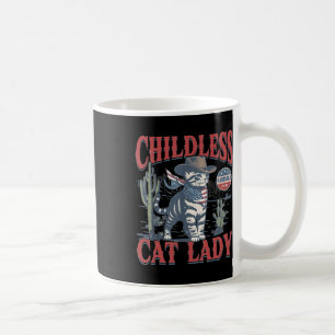 Cowboy Cat Childless Cat Lady 2024 Kaffeetasse